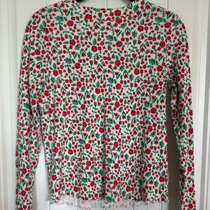 Cat and Jack Girls XL long sleeve top floral